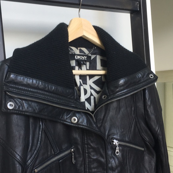 DKNY women’s leather jacket - Picture 2 of 8